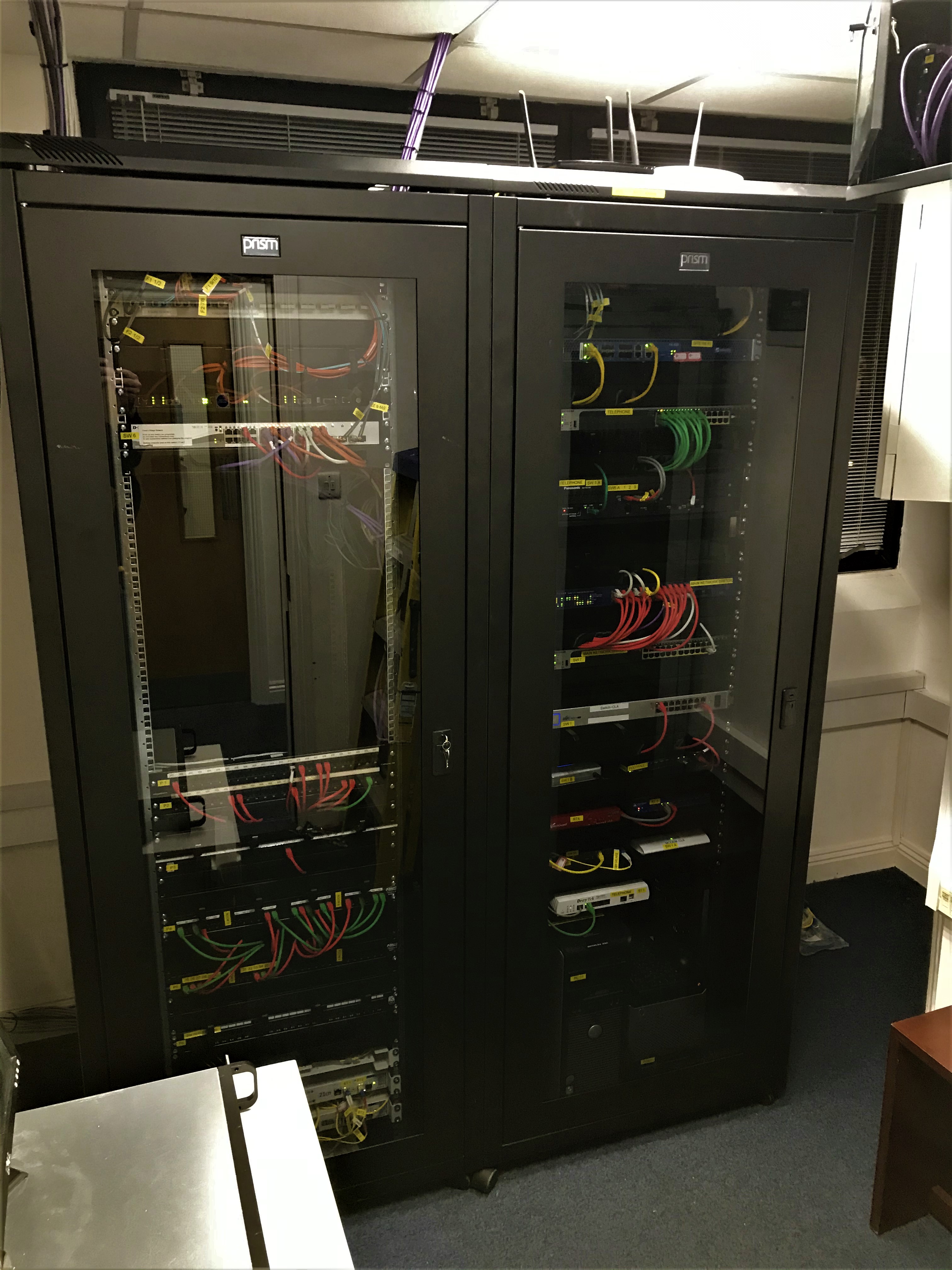 New comms cabinet installed to Somerset site